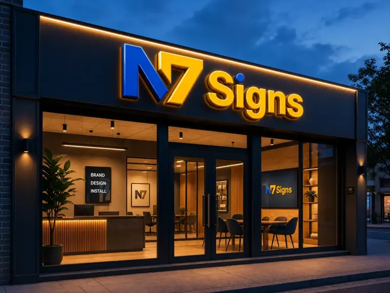 Shop Front Signage - N7 Signs